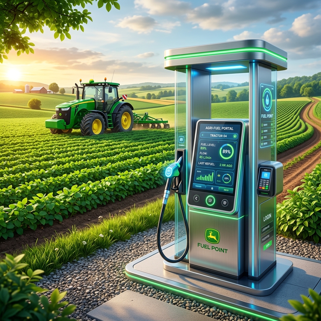 Modern Agricultural 3D Illustration